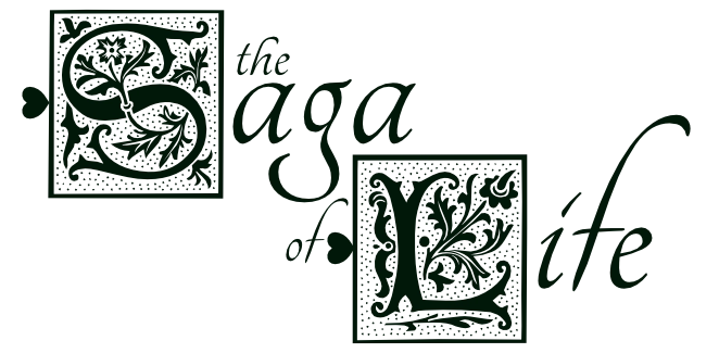 Textual Logo for The Saga of Life
